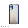 Чохол до мобільного телефона Dengos Kit for Samsung Galaxy A03s case + glass (Blue) (DG-KM-25)