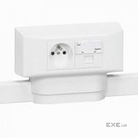 Коробка Mosaic 4 модулі для каналів глибиною 12.5мм, 16мм, 20мм DLPlus Legrand (031613)