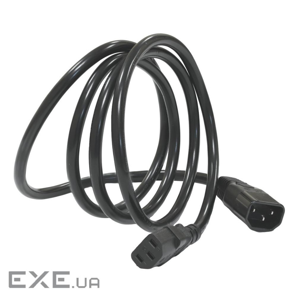 Шнур живлення С13-C14, 1.8 м, 1.5 мм&sup2, (CMS-PC6063-1.8m)