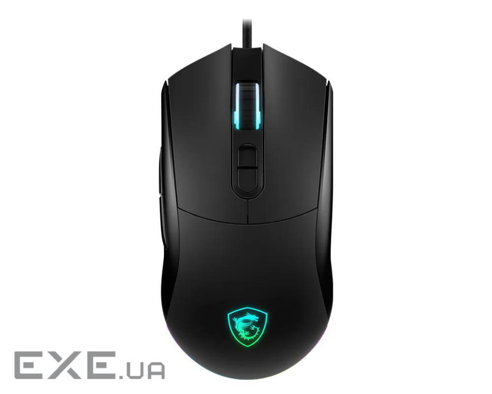 Миша дротова MSI FORGE GM320 RGB, чорний