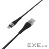 Кабель BOROFONE BX32 Munificent Micro-USB 1m, aluminum alloy casing, nylon braid Black (BX32MB)