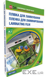 Плівка для ламінування, А3, 100 мкм, матова, 100 шт , D&A Art Antistatic (1120102130800)