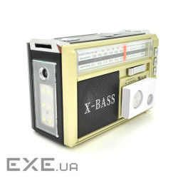 Радіоприймач GOLON RX381BT, LED, 3W, AM / FM радіо, Входи microSD, USB, Bluetooth, живлення від 220+ 220+