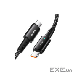 Дата кабель USB-C to USB-C 3.0m 100W black Essager (EXCTT1-CGC01)