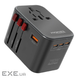 Зарядний пристрій Promate tripmate-gan75