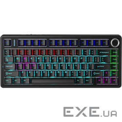 Клавіатура Aula F75 keycap KRGD Blue USB UA Black (6948391202846) (6978080504890)