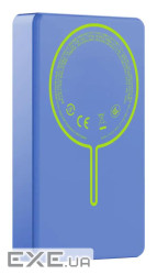 Портативний зарядний пристрій WRL 10000MAH BLUE IP137AB MOMAX