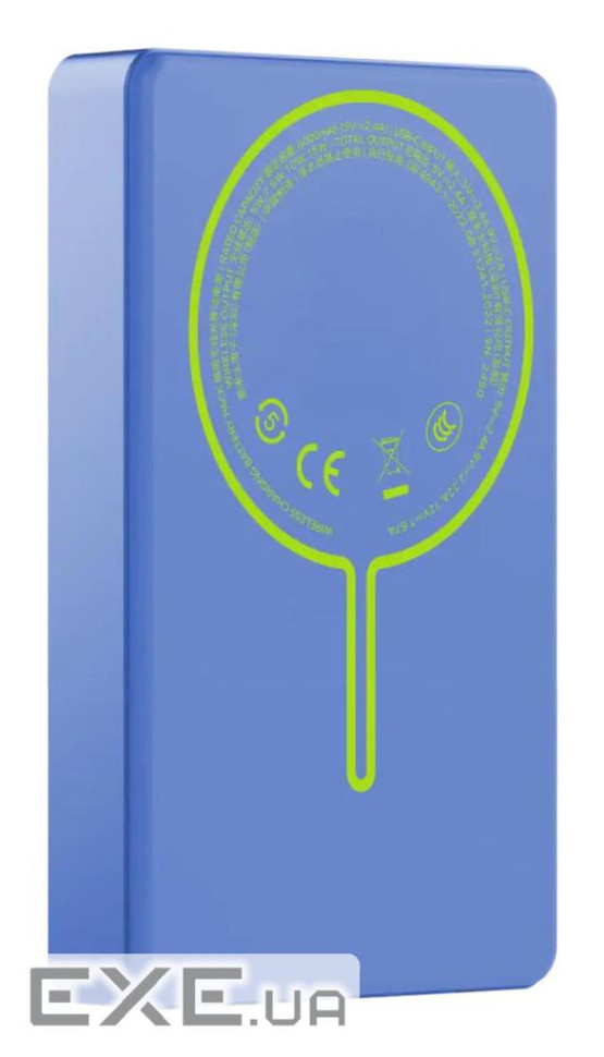 Портативний зарядний пристрій WRL 10000MAH BLUE IP137AB MOMAX