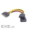 Кабель живлення SATA power 0.15m Cablexpert (CC-SATAM2F-01)