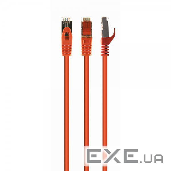 Патч корд, S/FTP, литий, 50u" штекер із фіксатором, 0.5 м, помаранчевий (PP6A-LSZHCU-O-0.5M) (PP6A-LSZHCU-O-0.5M)