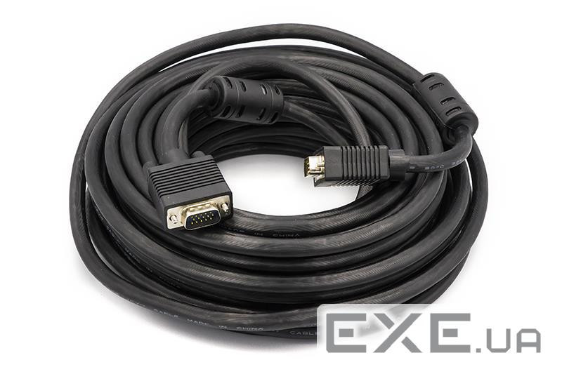 Кабель POWERPLANT VGA 10м Black (CA911042)