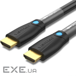 Кабель HDMI M-M,10.0 м, V2.0, Engineering 4K 60Гц 18Gbps HD 7.1 PVC Black Vention (AAMBL)