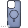 Чeхол-накладка BeCover Metal Buttons Case MagSafe для Apple iPhone 16 Pro Max Blue (712100)