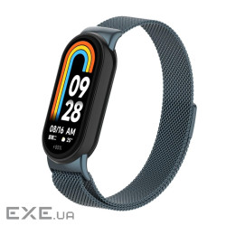 Ремінець до фітнес браслета Armorstandart Milanese Magnetic для Xiaomi Smart Band 10/9/8 (ARM86893)