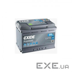 Акумулятор автомобільний EXIDE PREMIUM 77A (EA770)