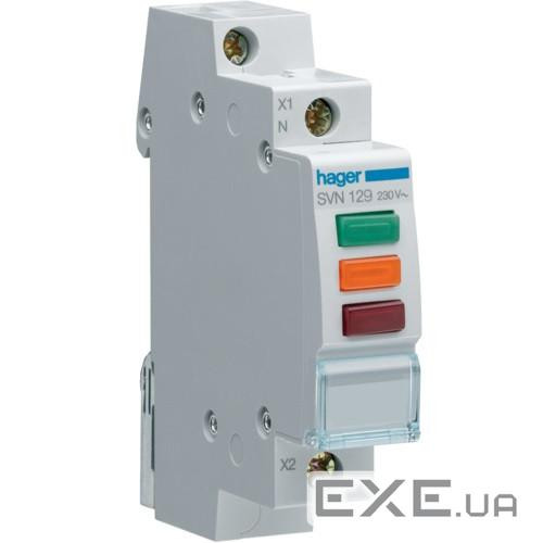 Індикатор LED на 3 фази , Hager SVN129