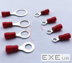 Клема тип "О" RV5.5-6, 0.7 мм, дріт 4.0-6.0, ізольована, максимальний струм 48А, п