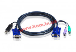 ATEN KVM Cable 2L-5503UP 3m KVM Cable 3m 2xPS / 2 m