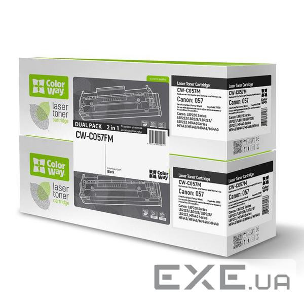Картридж ColorWay для CANON 057 DUAL PACK (CW-C057FM)