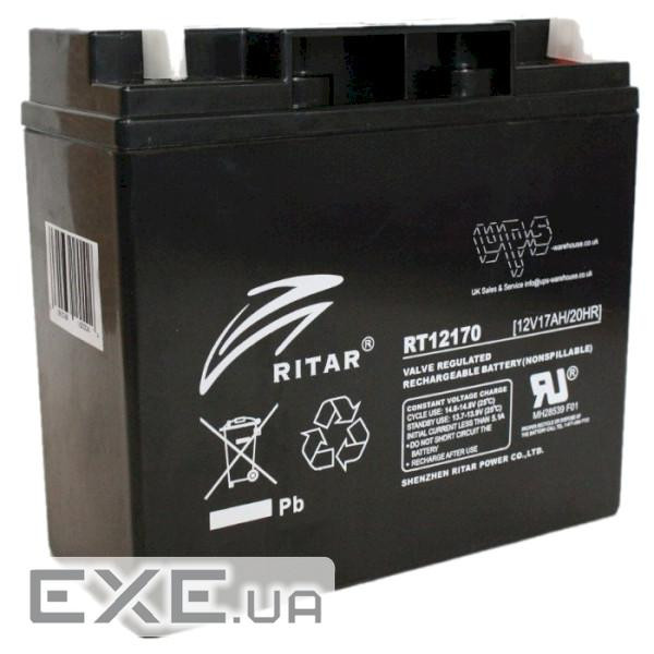 Акумуляторна батарея RITAR RT12170 (12В, 17Ач)