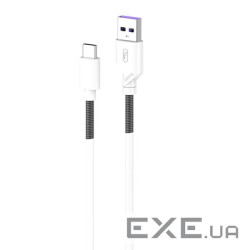 Кабель SkyDolphin S27L Spring Anti-Brake USB - USB Type-C (M/M), 1 м , White (SDUSB-000610)