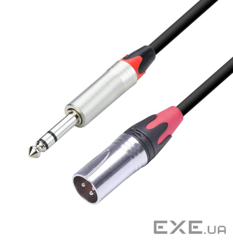 Готовые кабели Кабель з конекторами ABCCABLS MA015L2 JackMono-XLR male 2m