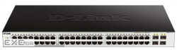 Комутатор D-Link DGS-1210-52/ME рев B, 48xGE, 4xSFP/GE, MetroEthernet (DGS-1210-52/ME/E)