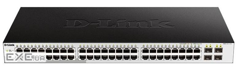 Комутатор D-Link DGS-1210-52/ME рев B, 48xGE, 4xSFP/GE, MetroEthernet (DGS-1210-52/ME/E)