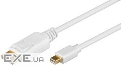 Кабель монітора-сигнальний Goobay DisplayPort-mini M/M 1.0m,v1.2 4K@60Hz D=4.8mm (75.05.2858-10)