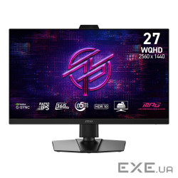 Монітор IPS 27" WQHD (2560 x 1440) 0.5ms 360Hz 178 /178/DP/2HDMI MSI MPG 272QRF X36