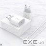 Зарядное устройство SkyDolphin SC18EL PD2.0 (1USB-С, 3A) White (MZP-000156) + кабель Lightning