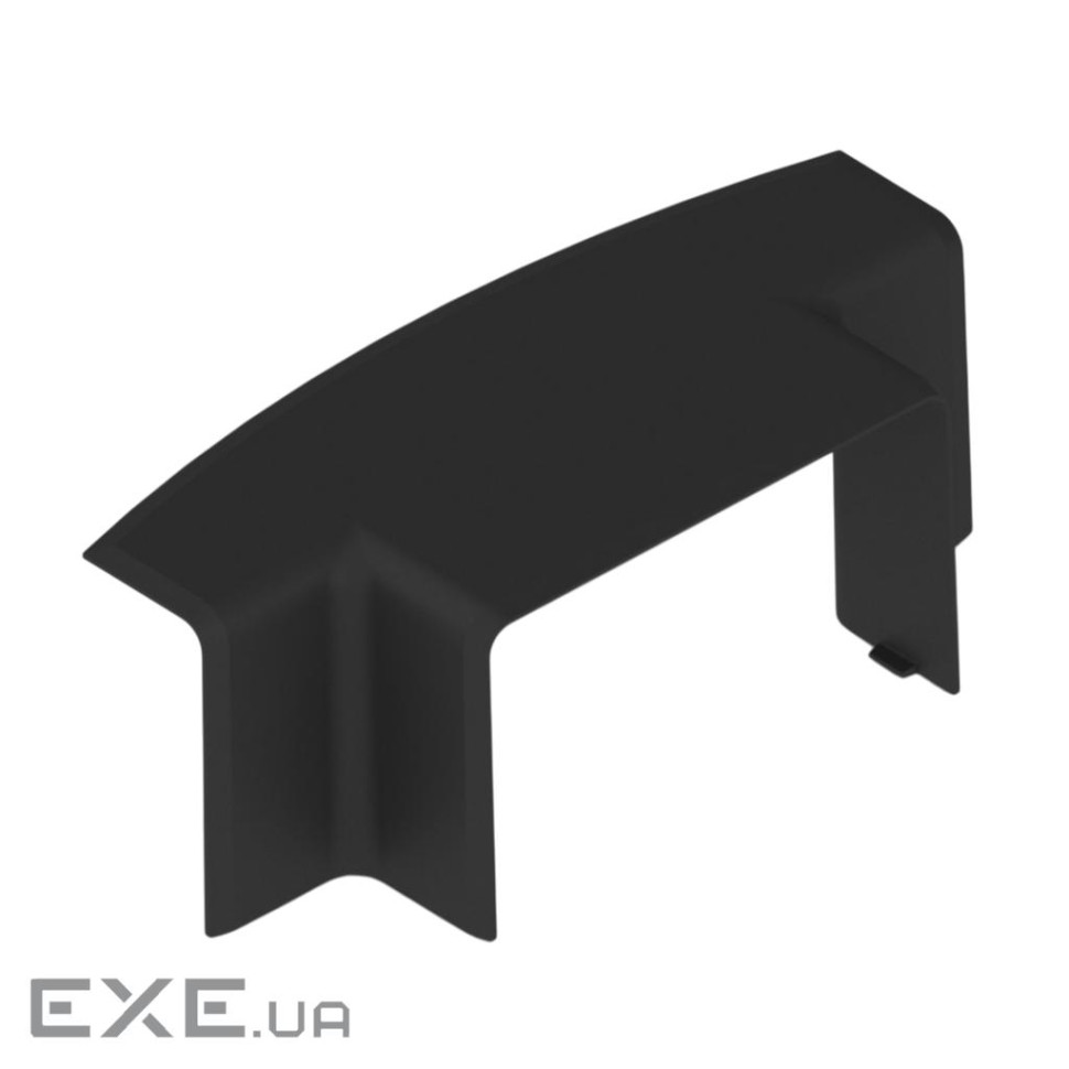 Трійник для PK 90х55 D, чорного кольору, Серія PK, ПВХ (8404_FB) (8404_FB)