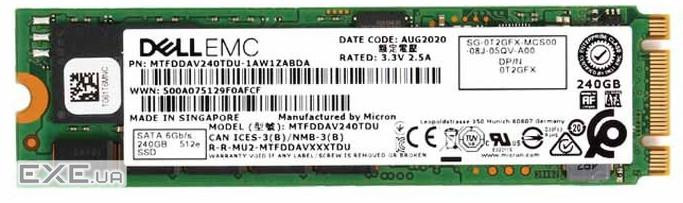 240GB M.2 SATA Micron G2 SSD (UCS-M2-240G-D)