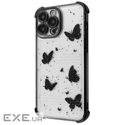 Чехол WAVE Winkie iPhone 15 Pro Max black/butterfly (64123 black/butterfly) (64123  black/butterfly)