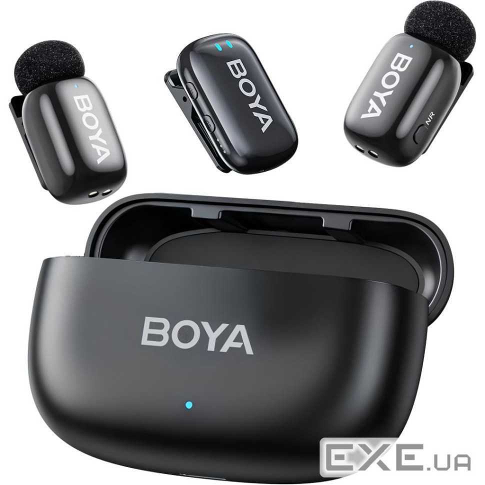 Мікрофон Boya mini-18 3,5 мм/TRS/Type-C Black
