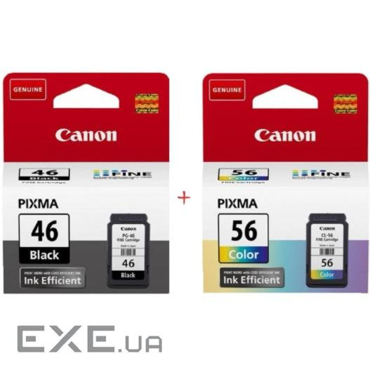 Комплект струминних картриджів Canon Pixma E404/E464 PG46/CL56 Black/Color (Set46)