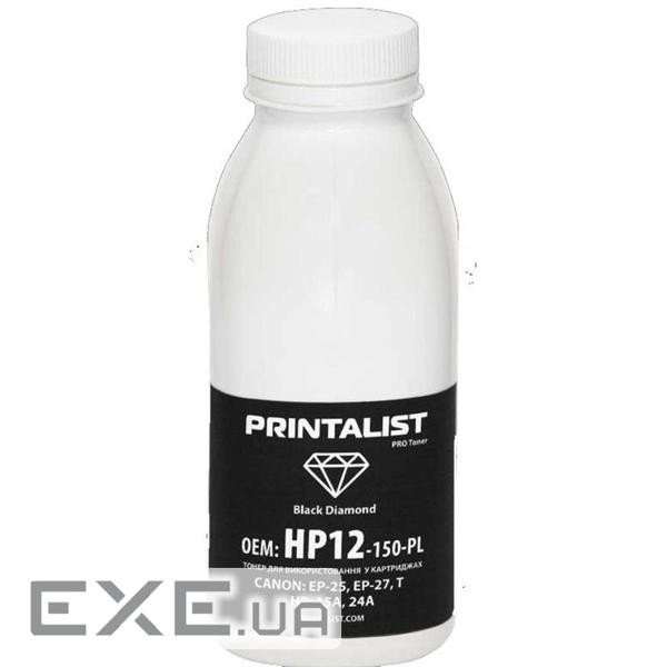 Тонер HP LJ 1200/1220 , 150г Black Printalist (HP12-150-PL)