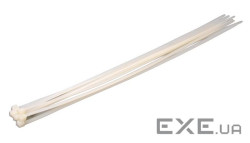 Стяжки для кабелю, 120 мм х 2.5 мм, 100 шт, білі , MasterTool (20-1803)