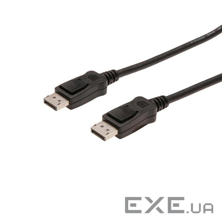 Кабель мультимедійний DisplayPort M to DisplayPort M 2.0m Digitus (AK-340103-020-S)