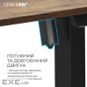 Комп"ютерний стіл OfficePro ODE1470DW Dark Wood/Black