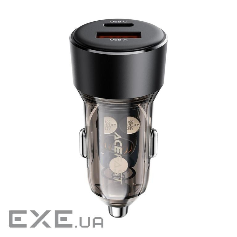 Зарядний пристрій Acefast 2xUSB 60W (USB-C + USB-A) B12 (6974316282914)