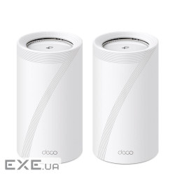 Система WiFi-Mesh TP-LINK Deco BE85 BE22000, 2x2.5GE LAN, 1x10GE WAN, 1xSFP+, 1xU (DECO-BE85-2-PACK)