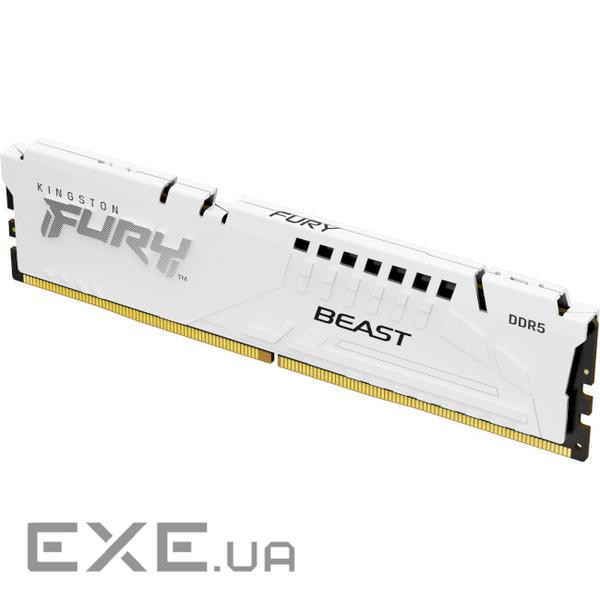Модуль пам'яті KINGSTON FURY Beast White DDR5 5600MHz 32GB (KF556C40BW-32)