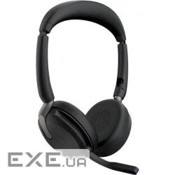 Безпровідна гарнітура JABRA Evolve2 65 MS Stereo Flex USB-A Black (EVOLVE2 65 MS Stereo USB-A FLEX)