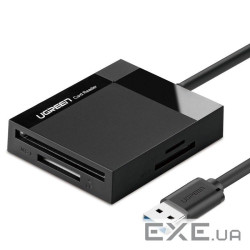 Card Reader USB 3.0 SD/TF/CF/MS 4 в 1 кабель 0.5м CR125 Ugreen (30333)