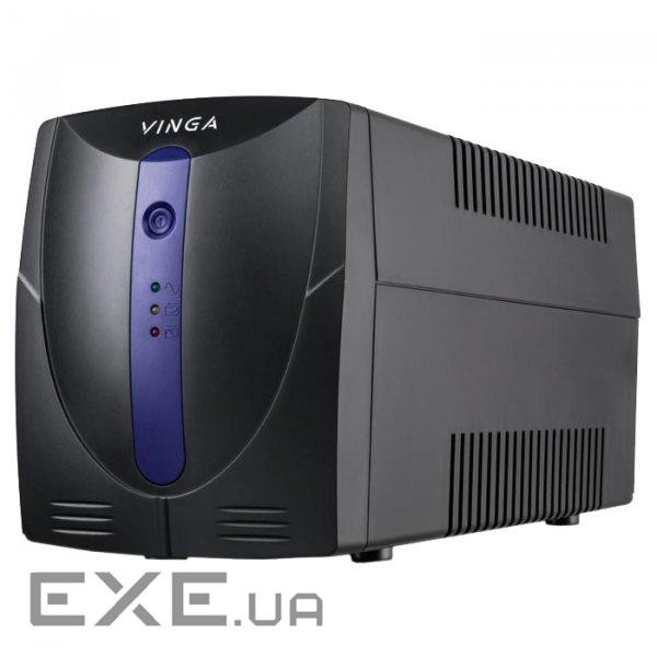 Джерело безперебійного живлення Vinga LED 1200VA plastic case with USB (VPE-1200PU)