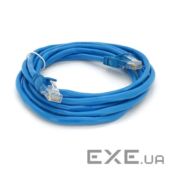 Патч-корд литий RITAR, UTP, RJ45, Cat.6, 2m, синій, Cu (мідь) (YT30458) ) (YT30458)