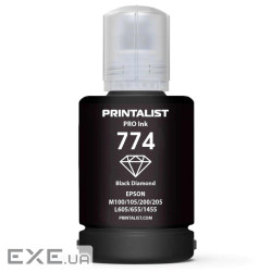 Чорнило Printalist Epson M100/M200 140г Black Pigmented (PL774BP)