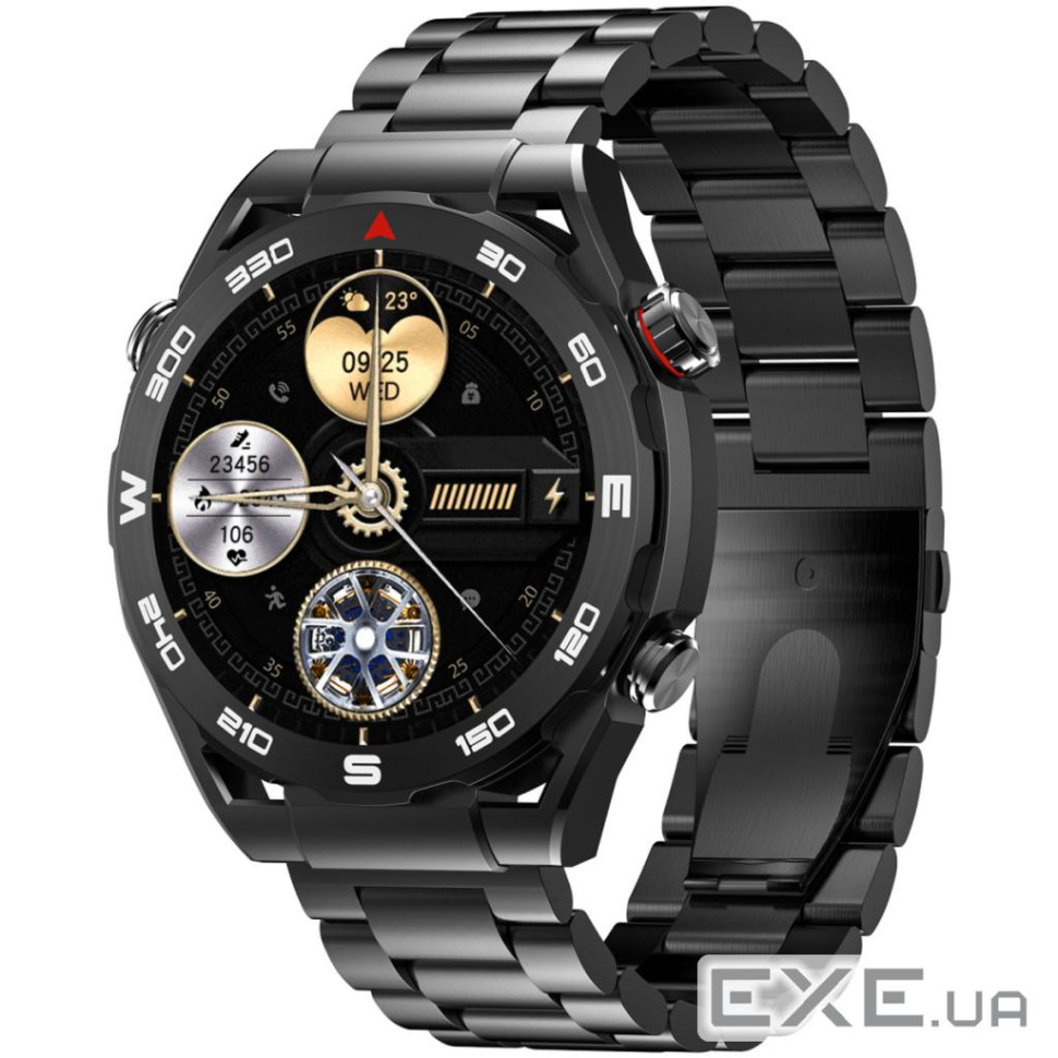 Смарт-годинник Havit HV-M9030 Ultra IP68 Bluetooth Call Black (HV-M9030 Ultra Black)
