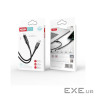 Дата кабель USB 2.0 AM to Lightning 1.0m 2.4A LED black XO (NB162-L-1-BK)